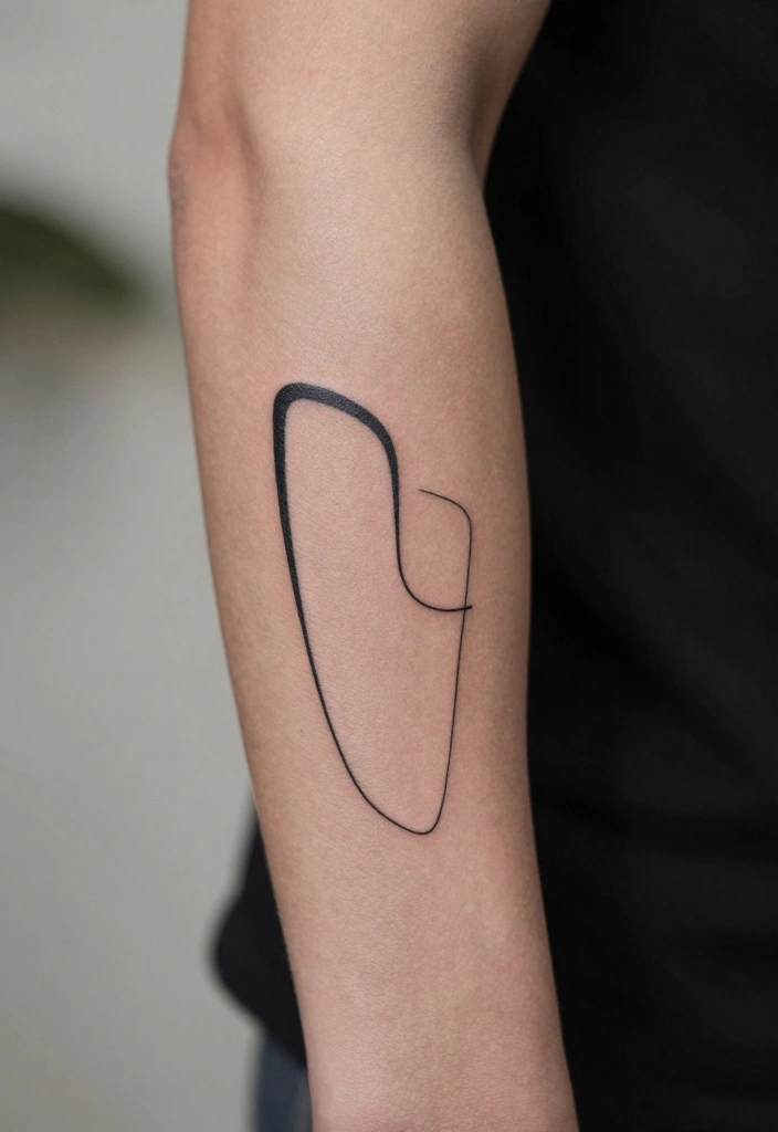 18 Forearm Tattoo Ideas for Men That Balance Art and Masculinity - 14. Simple Yet Bold Lines 1