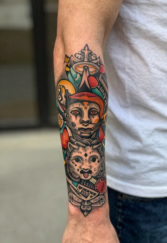 18 Forearm Tattoo Ideas for Men That Balance Art and Masculinity - 18. Custom Designs 1