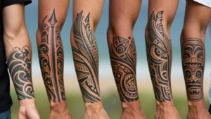 18 Polynesian Forearm Tattoo Designs for Men with Deep Meanings