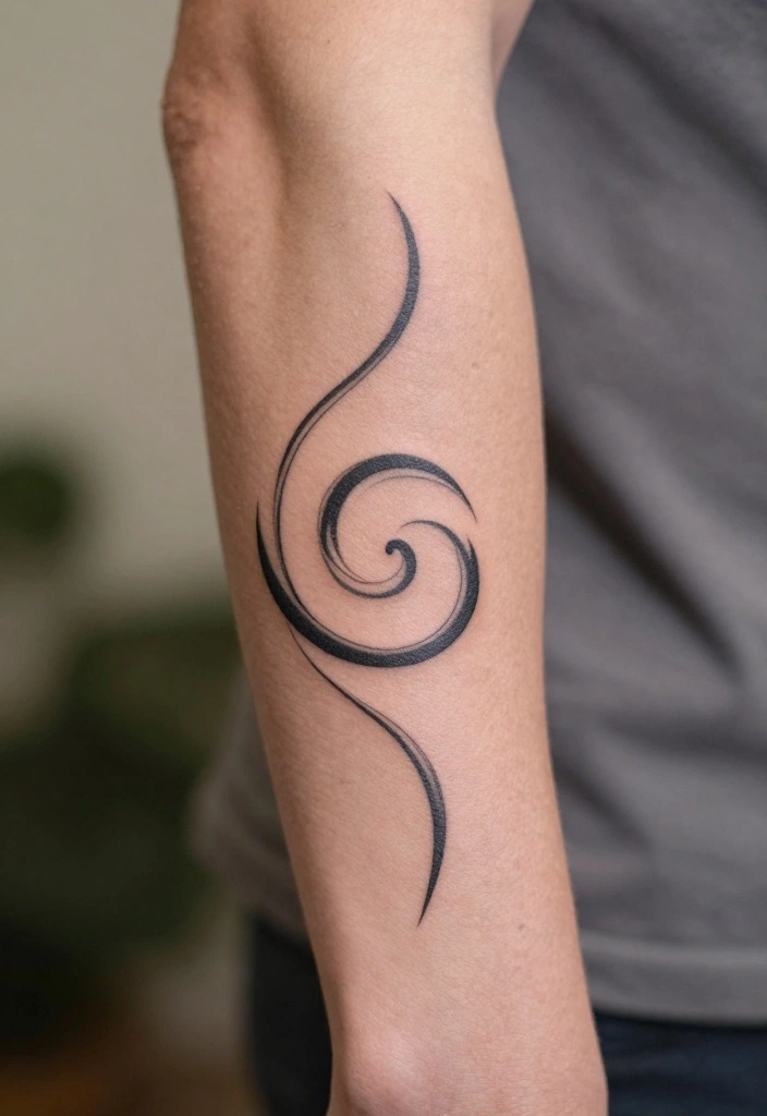 19 Men's Half Sleeve Forearm Tattoo Ideas That Look Insanely Cool - 15. Spiral Designs 1