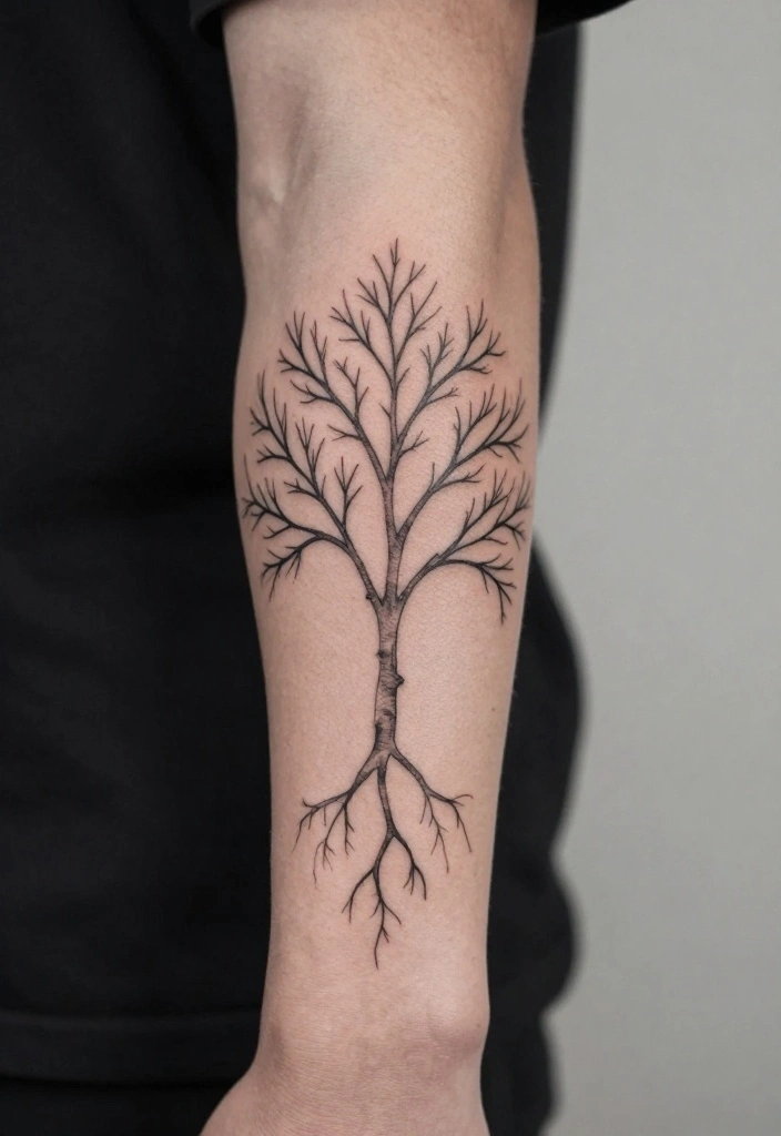 19 Outer Forearm Tattoo Ideas for Men That Stand Out Instantly - 14. Tree of Life Tattoos 1