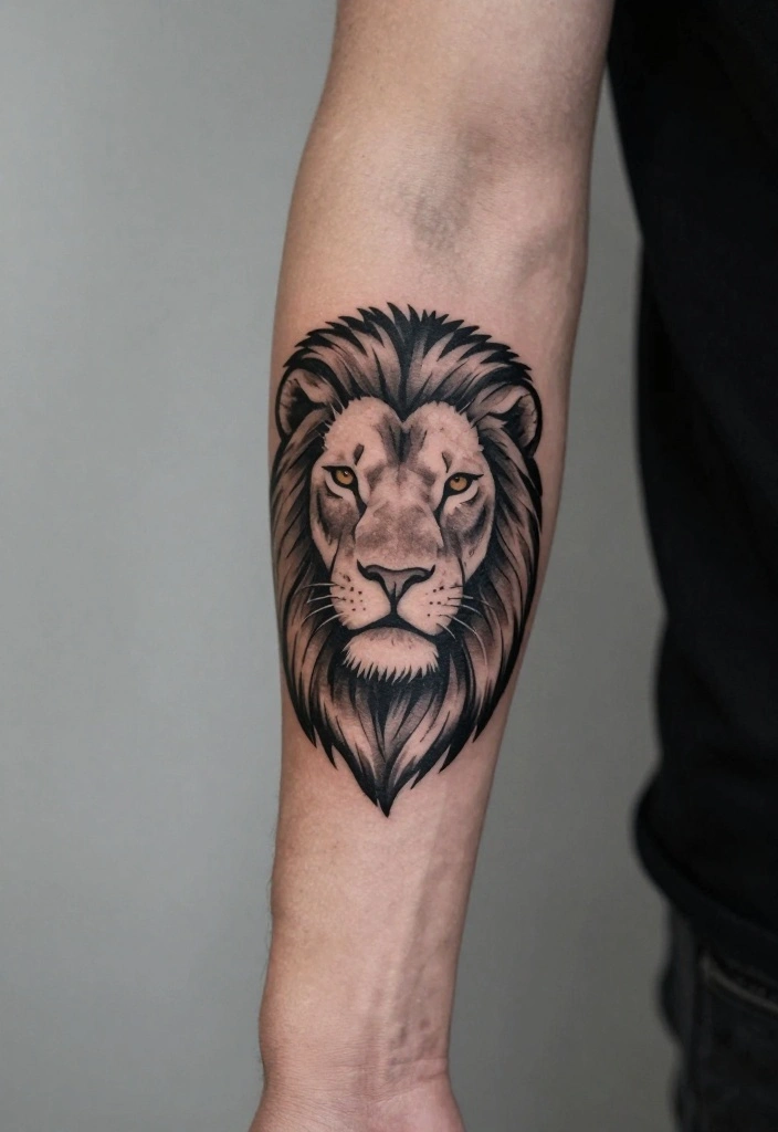 19 Outer Forearm Tattoo Ideas for Men That Stand Out Instantly - 7. Symbols of Strength 1