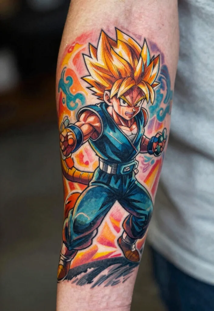 20 Back of Forearm Tattoo Ideas for Men with Bold Visual Impact - 18. Gaming and Pop Culture Icons 1