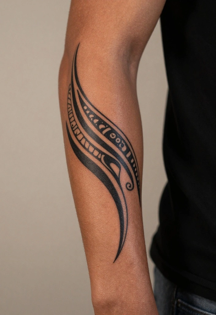 20 Front Forearm Tattoo Ideas for Men That Command Attention - 8. Cultural Symbols 1