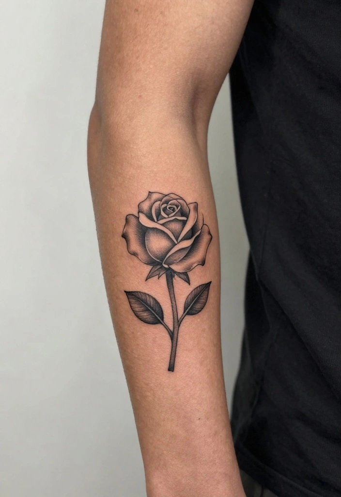 20 Front Forearm Tattoo Ideas for Men with Modern Style - 13. Vintage-Inspired Designs 1