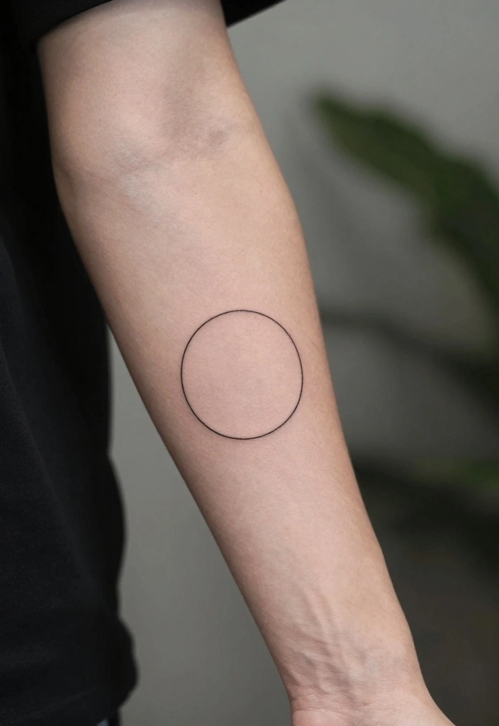 20 Front Forearm Tattoo Ideas for Men with Modern Style - 17. Simple Shapes 1