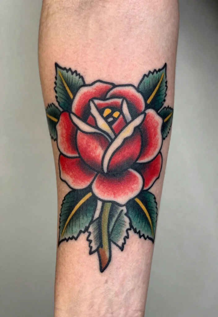 20 Rose Forearm Tattoo Ideas That Combine Beauty and Strength - 16. Vintage Rose 1