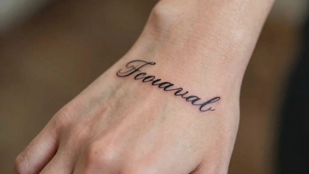 15 Hand Name Tattoos - Personalized & Meaningful Script Ideas