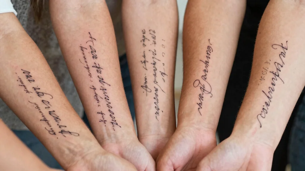 15 Hand Written Tattoos - Personal Script & Signature Ideas