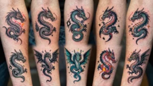 16 Small Dragon Tattoos - Mythical and Minimal Designs
