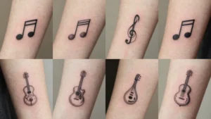 16 Small Music Tattoos - Tiny Notes with Big Passion