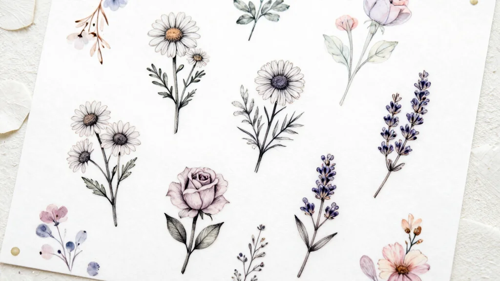 19 Small Flower Tattoos - Elegant Floral Mini Ideas