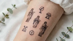 20 Small Greek Mythology Tattoos - Tiny Gods & Legends Ink