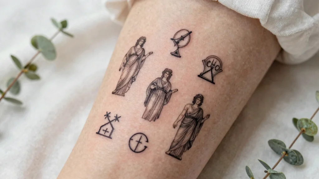 20 Small Greek Mythology Tattoos - Tiny Gods & Legends Ink