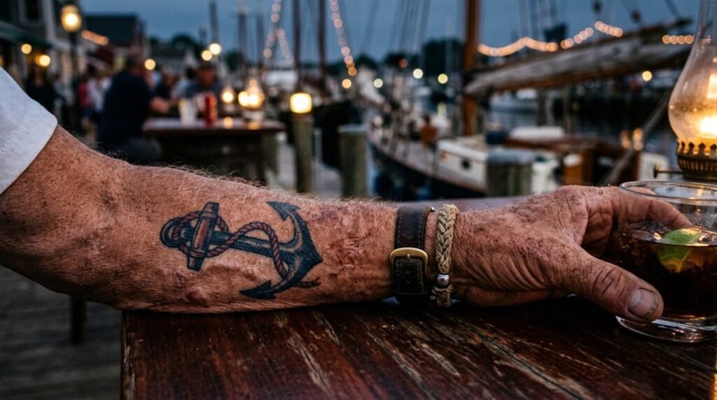 anchor tattoos symbolize steadfastness and hope