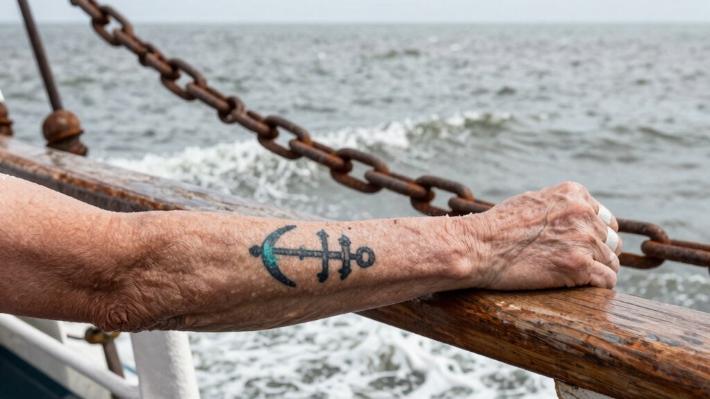 anchors symbolize steadfast sea survival