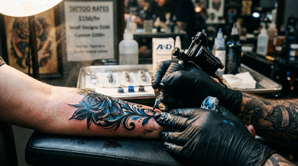 average sleeve tattoo price ranges