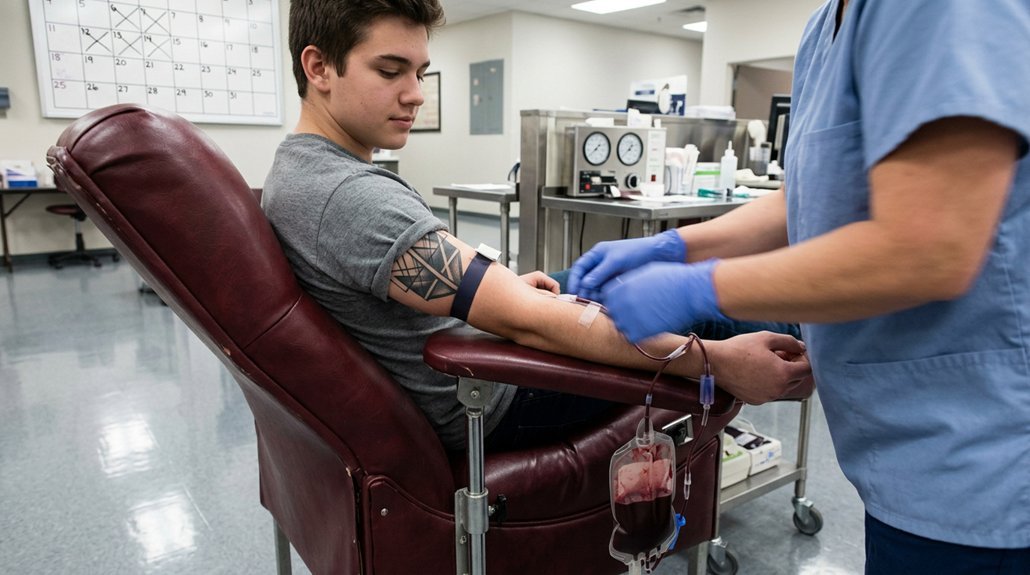 blood donation eligibility after tattooing