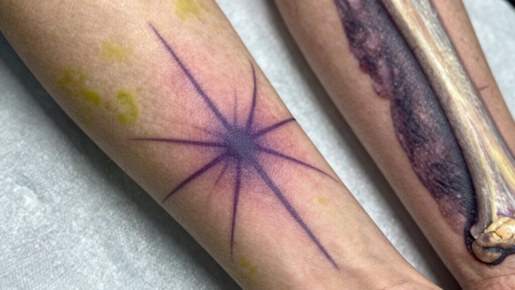 bruising varies by anatomy and technique