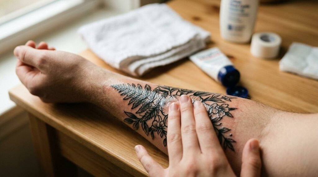can i use aquaphor on tattoo
