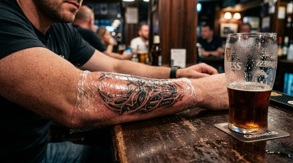 can you drink after tattooing