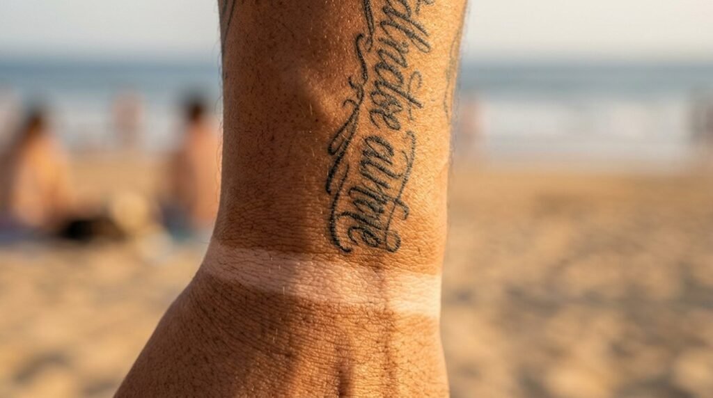 can you tan with tattoos