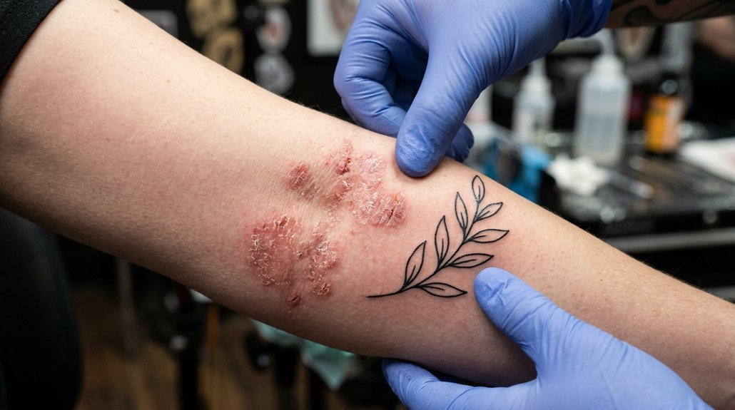 can you tattoo with eczema