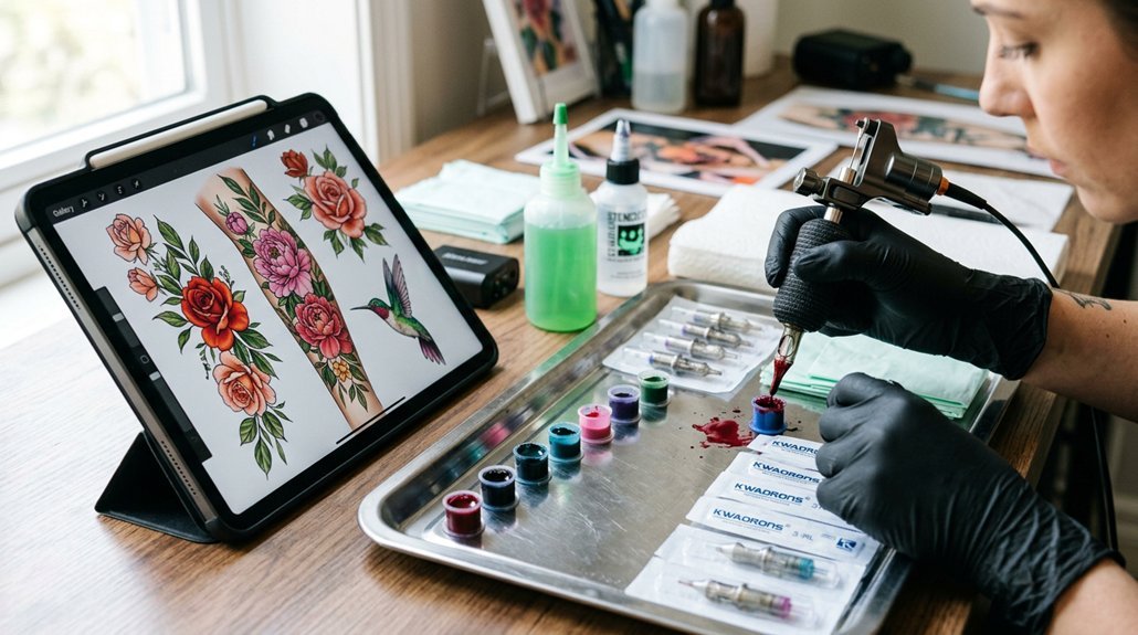 choosing a skilled tattoo artist
