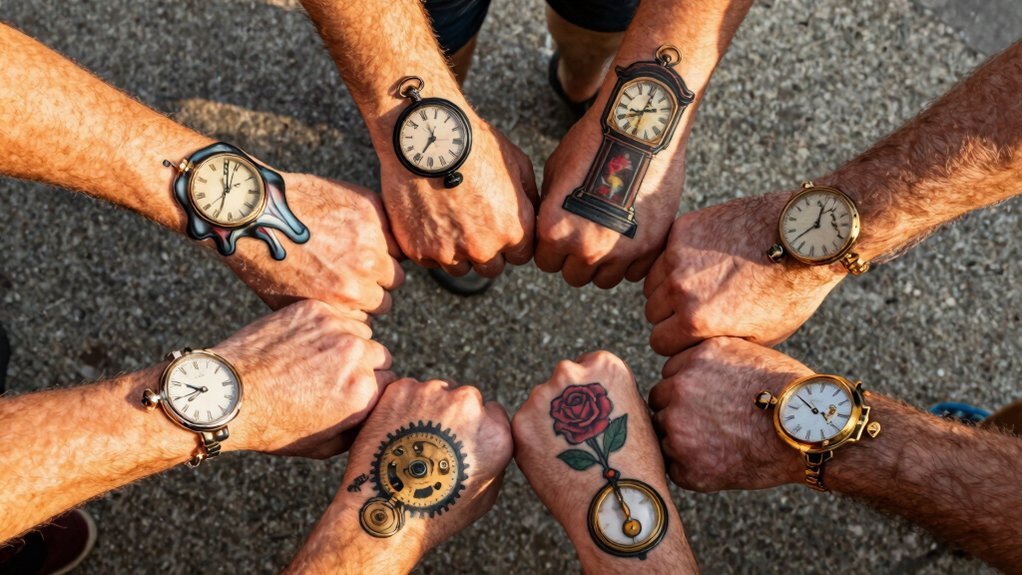 clock tattoos reflect style driven meaning