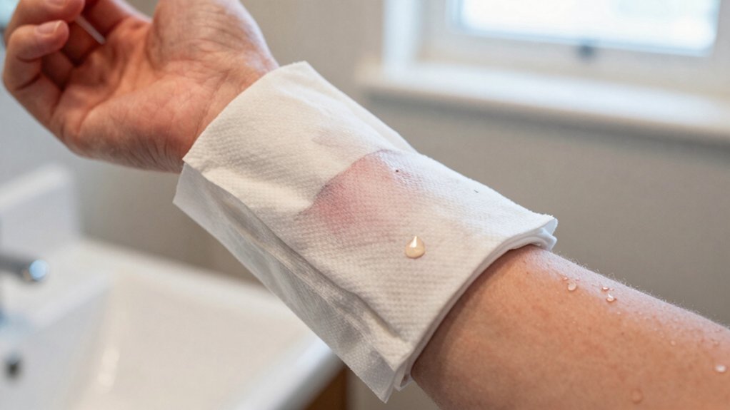 cold compresses reduce tattoo swelling safely
