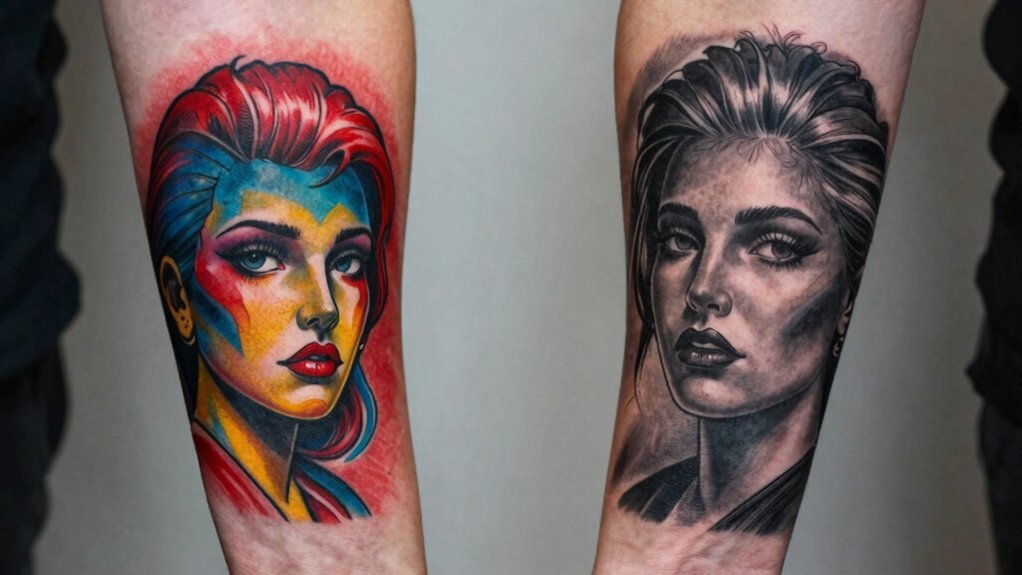 color tattoos require more sessions and longer healing