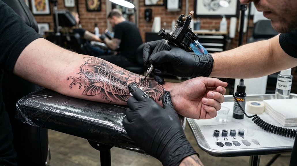 cost of half sleeve tattoo installation