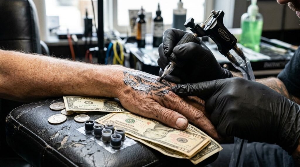 cost of hand tattoo varies widely