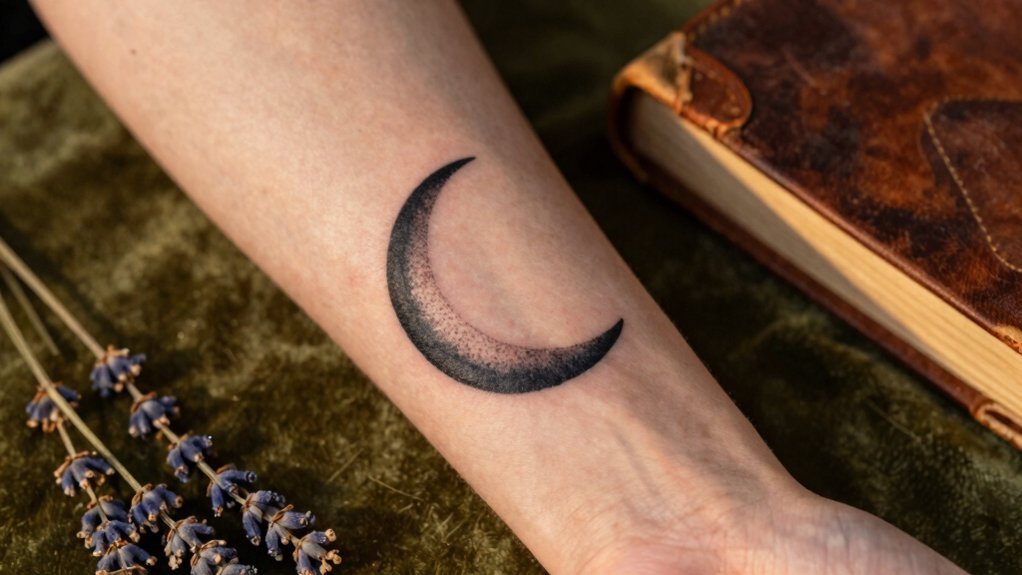 crescent moon tattoo devotion ritual