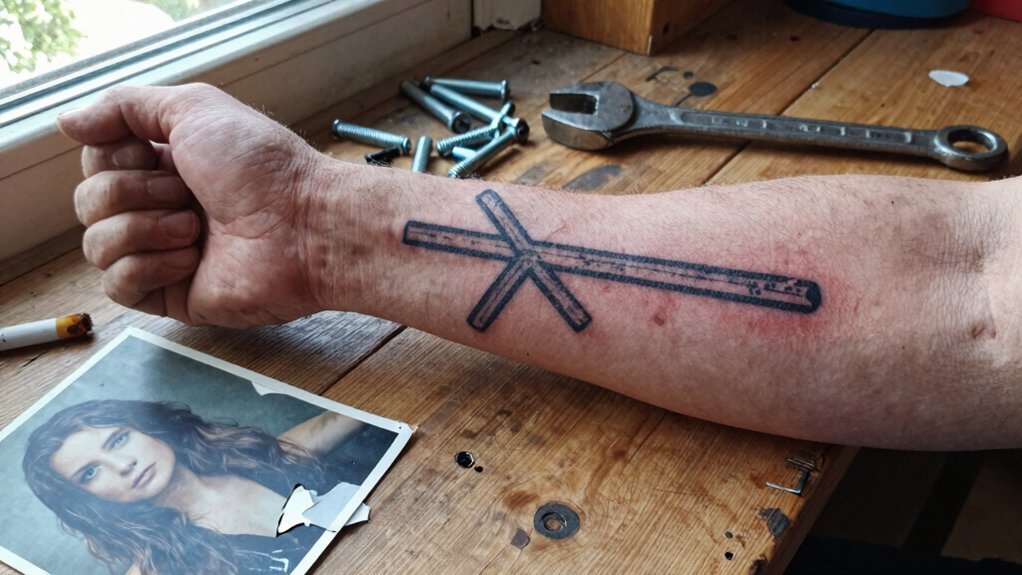 cross tattoos varied meanings not faith