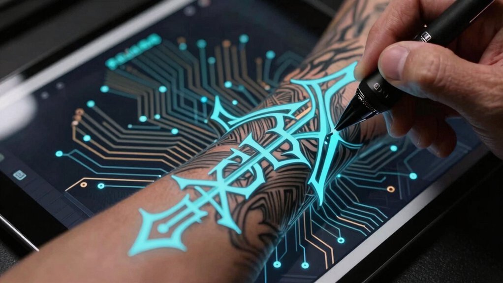 digital sigil tattoo energized permanence