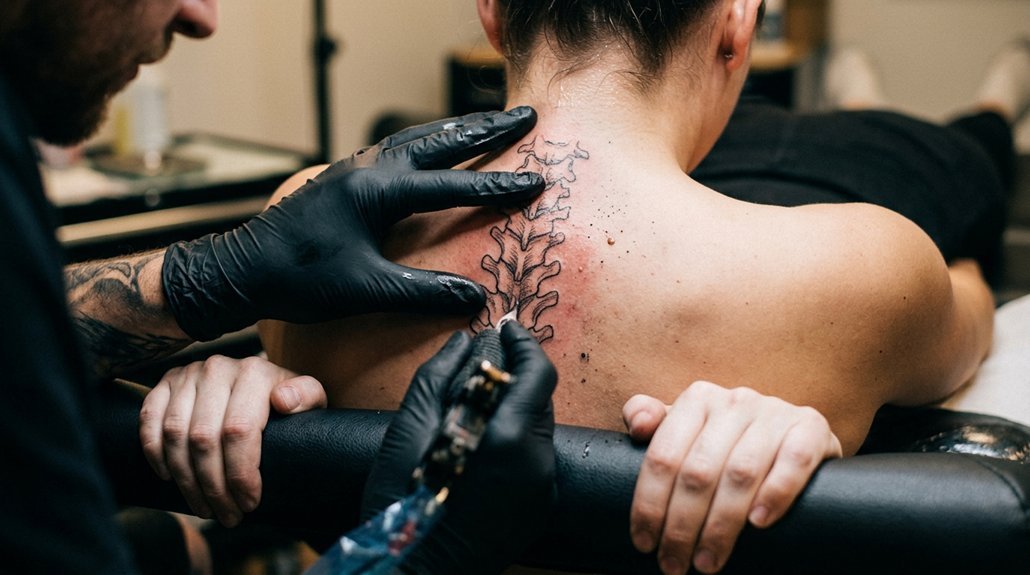 does spine tattoo hurt