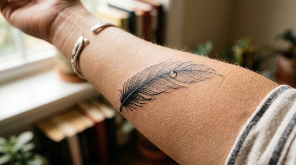 feather tattoo symbolism explained