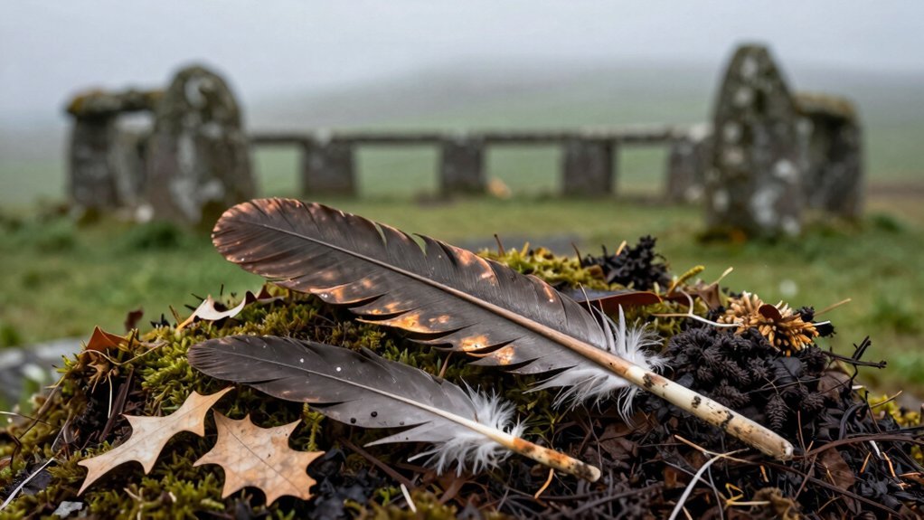feathers as sacred transcendent lineage