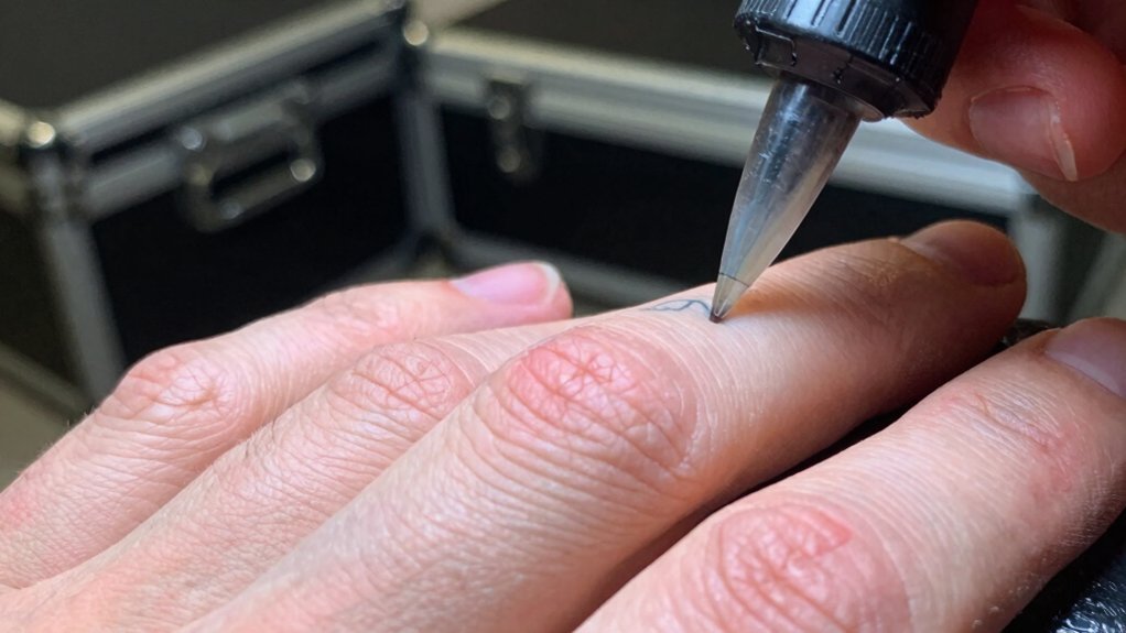 finger tattoos fade fast due to abuse