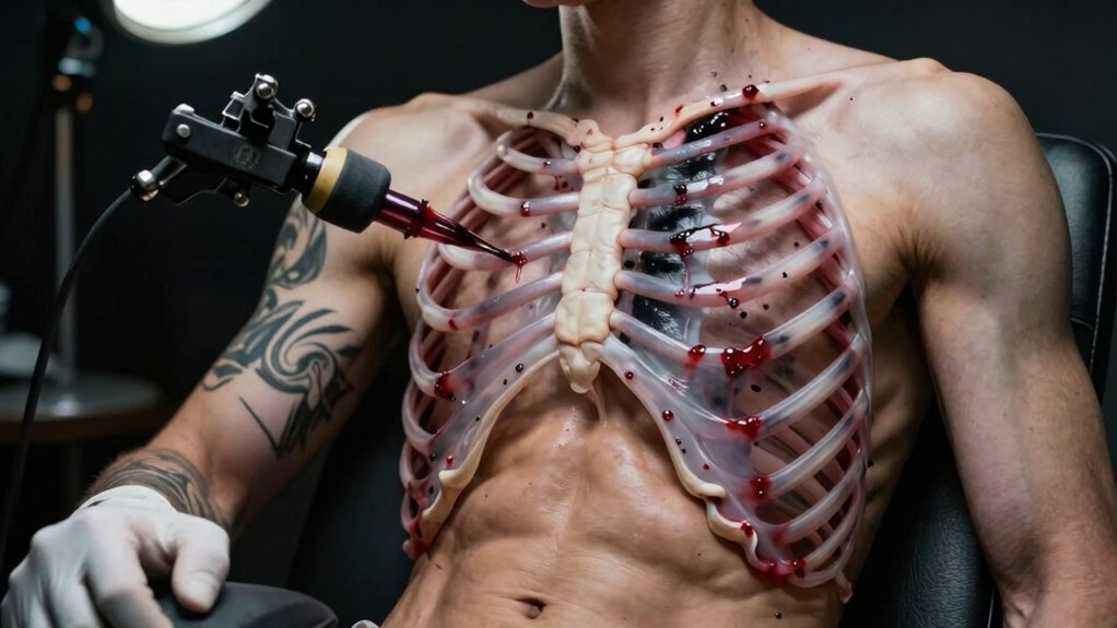 grind of ribcage tattoo endurance