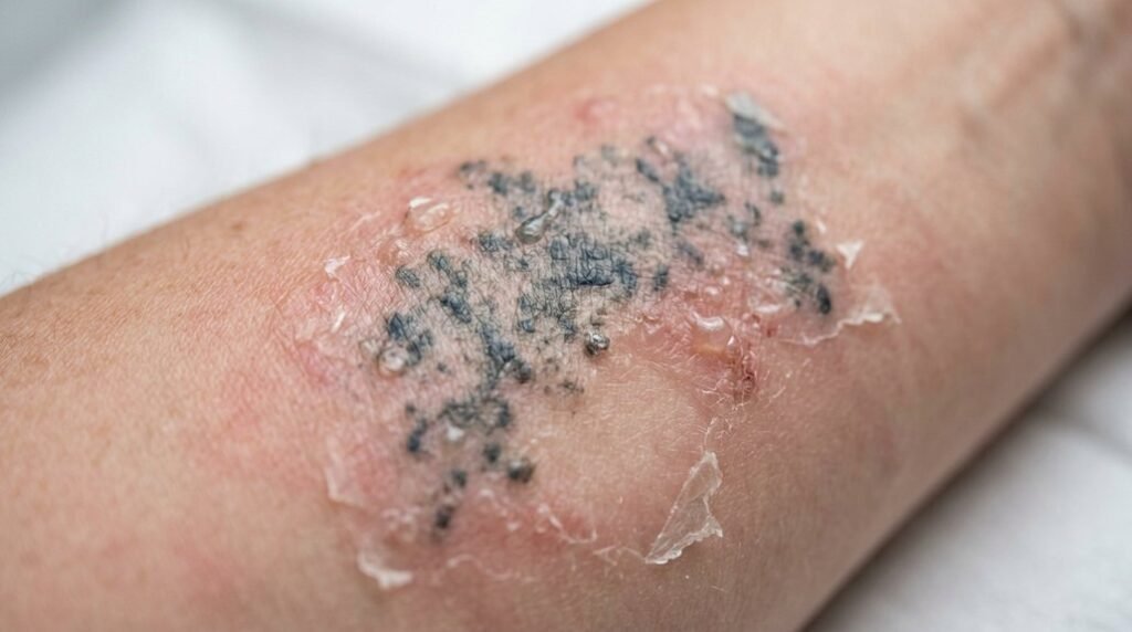 healing time for tattoo removal varies
