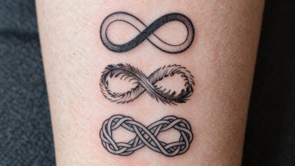 infinity loops shaped by personal meaning