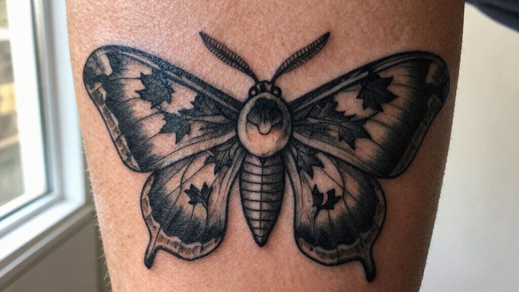 japanese mexican moth tattoo symbolism across borders