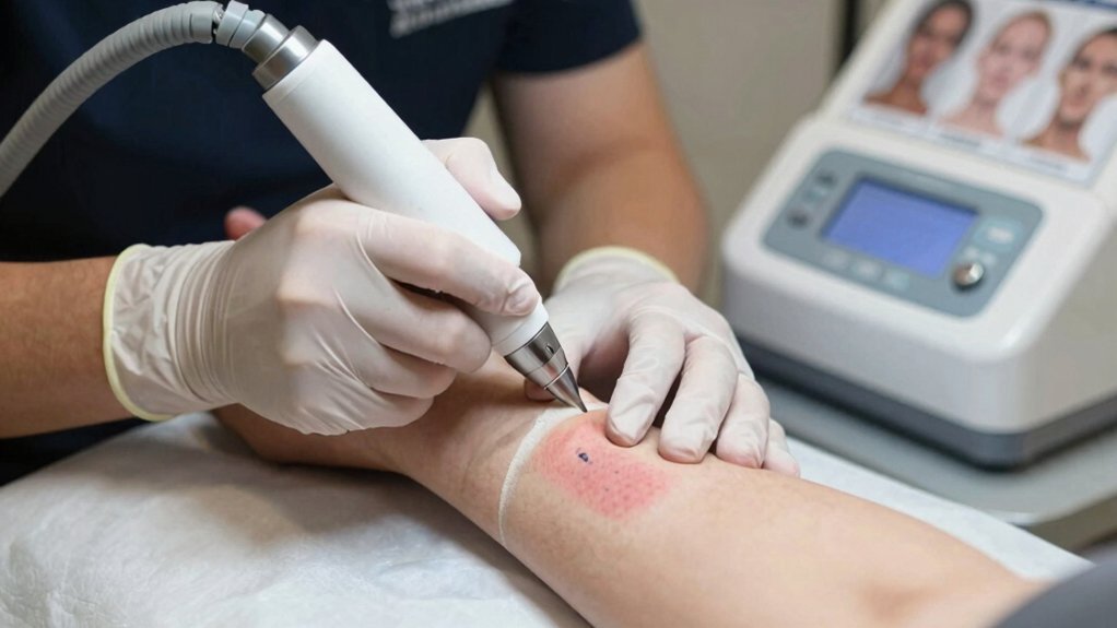 laser aftercare normal vs warning signs