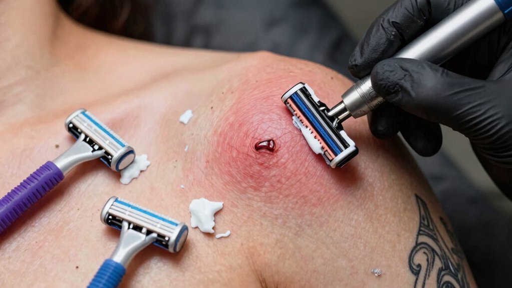 let the artist prepare skin