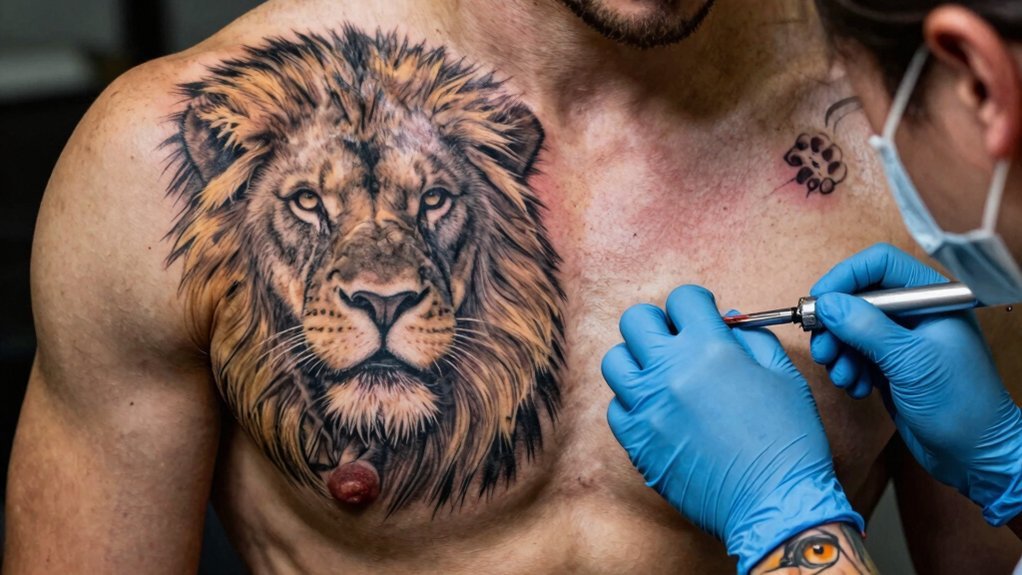 lion on every skin different pain
