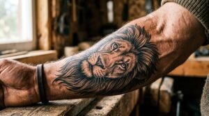 lion tattoo meaning strength and courage