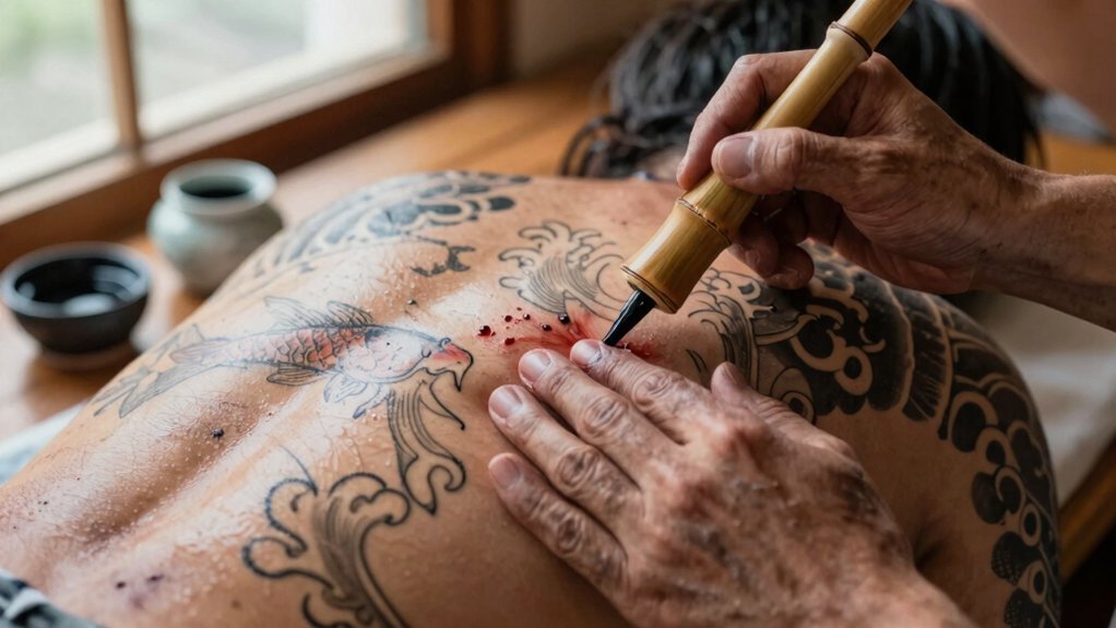 live hand poked ink ritual