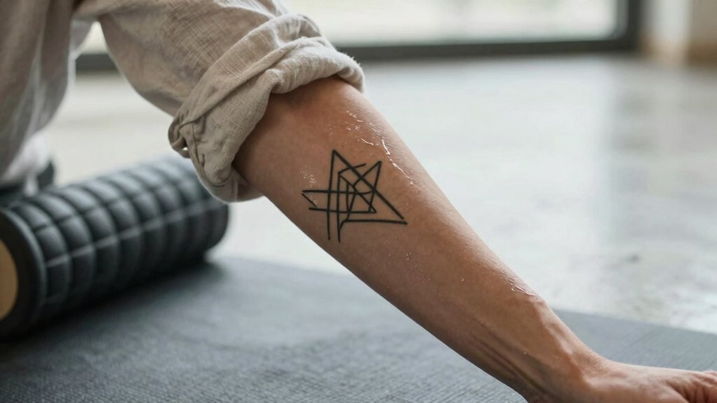 low sweat post tattoo routines